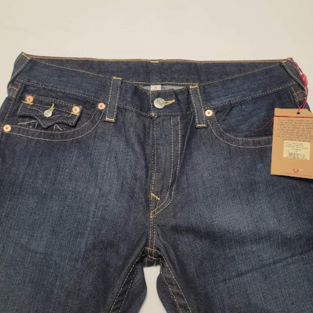 *New* True Religion Ricky Straight Jean W 36 Blue - Picture 7 of 10
